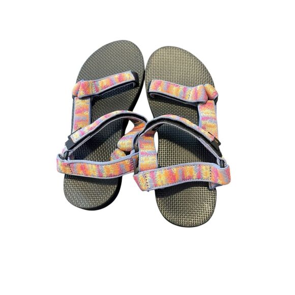 Teva Womens Pastel Multicolor Rainbow Original Universal Sandals Size 8 - Picture 8 of 9